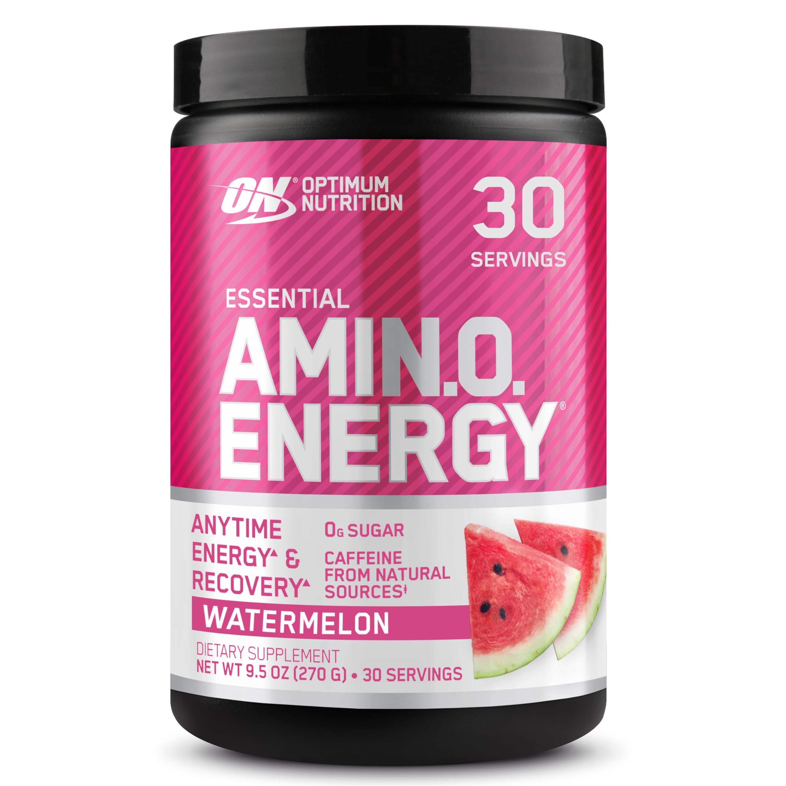 Optimum Nutrition Amino Energy, poudre saveur pastèque prête à être mélangée pour énergie durable