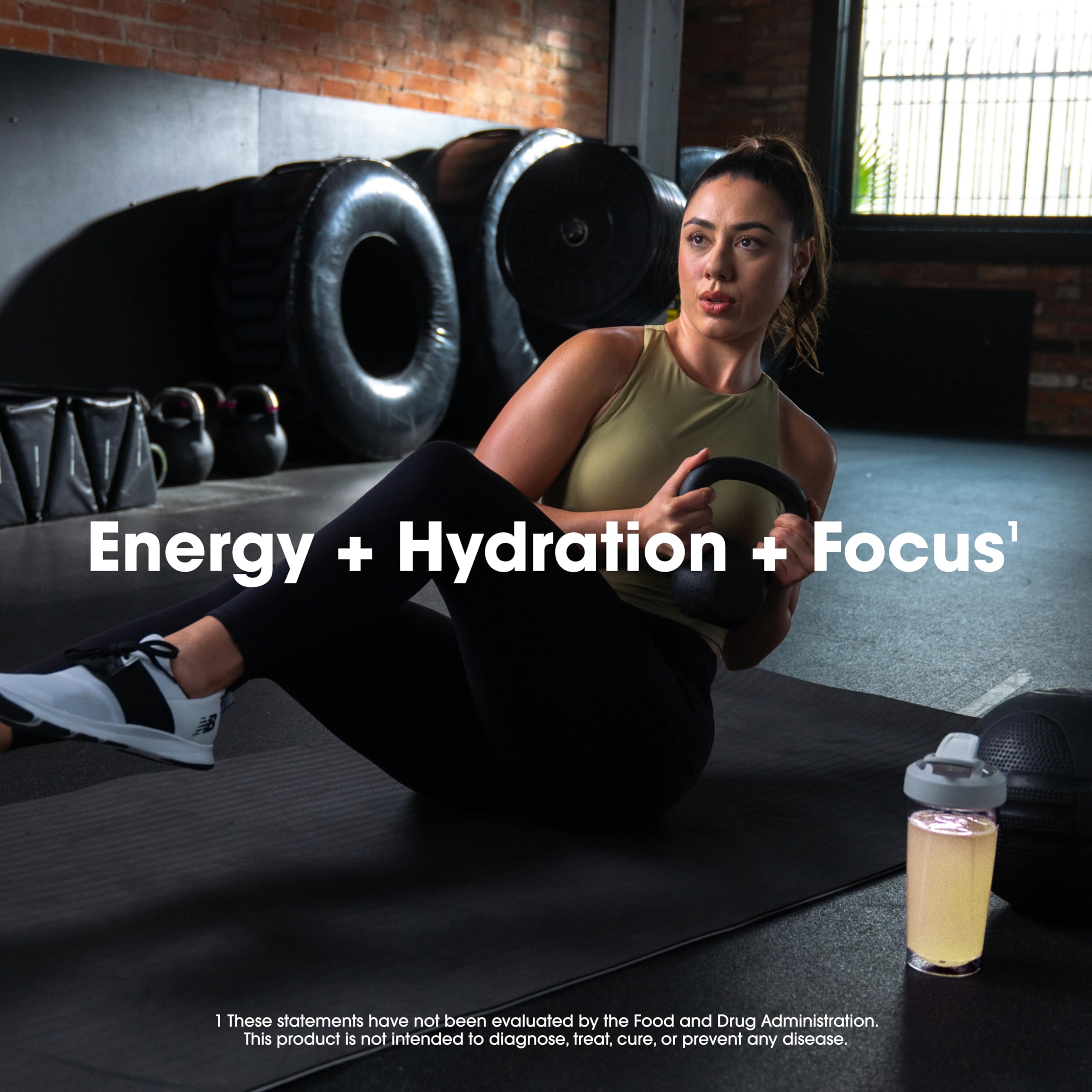 Caféine naturelle pour rester concentré pendant l’entraînement.