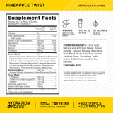 Amino Energy Ananas Twist, poudre facile à mélanger pour pré-entraînement.