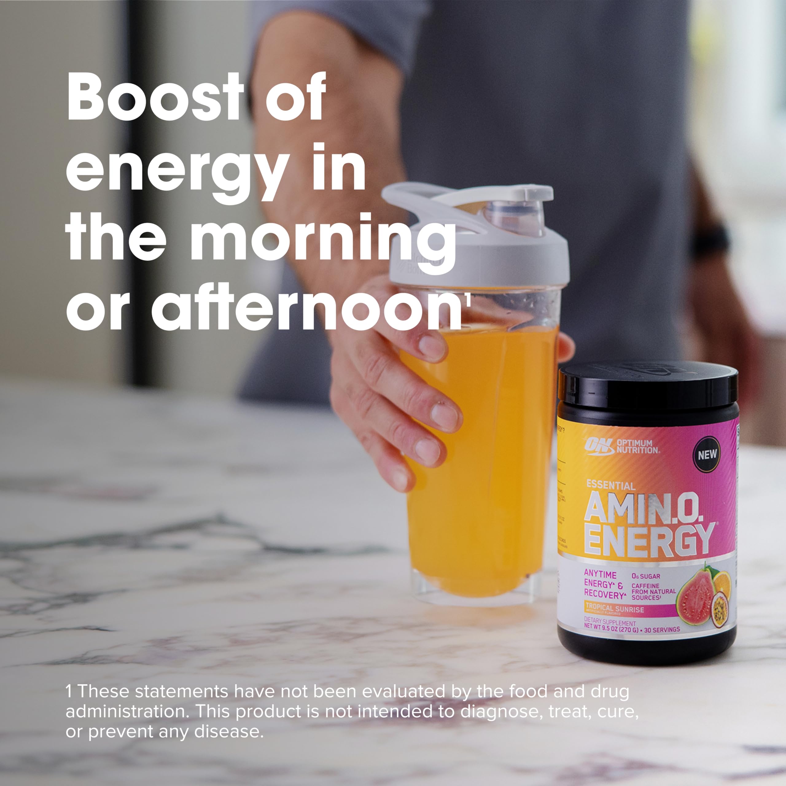 Optimum Nutrition Amino Energy : mélange dans un shaker prêt à boire