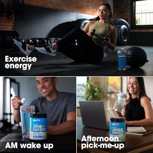 Préparation rapide d’Amino Energy avant l’entraînement.