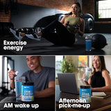 Préparation rapide d’Amino Energy avant l’entraînement.