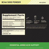 Optimum Nutrition BCAA poudre sans arôme, emballage variable, qualité fiable pour vos séances.