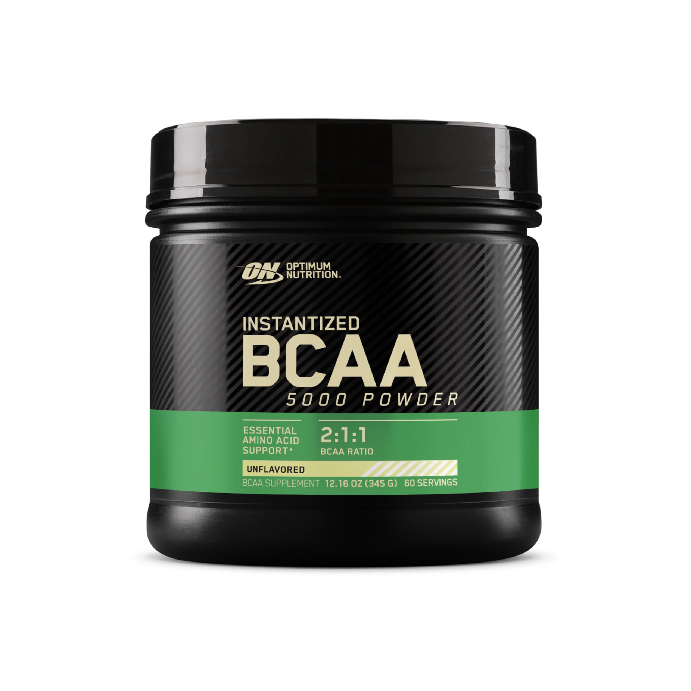 Optimum Nutrition BCAA poudre instantisée sans arôme, facile à mélanger après l’entraînement.