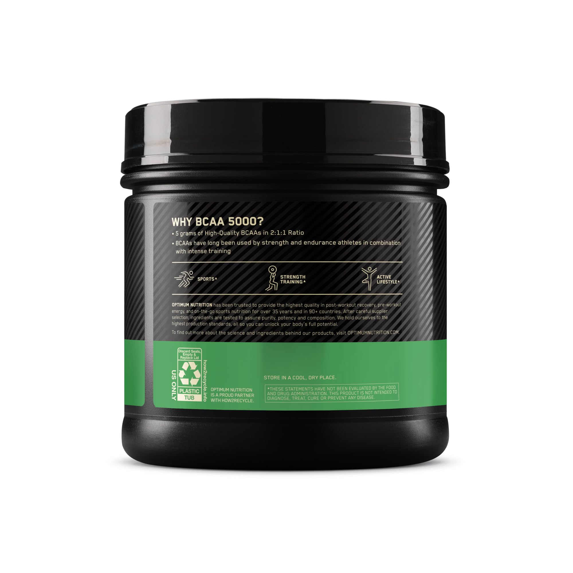 Optimum Nutrition BCAA poudre instantisée, texture légère se dissout rapidement dans n importe quel liquide.