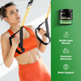 Bouteille Optimum Nutrition Creatine Monohydrate de 300 g, pratique pour les sessions d'entraînement.