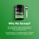 Optimum Nutrition creatine monohydrate mesures incluses: dosage simplifie