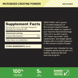 Optimum Nutrition creatine monohydrate pot 1200g: presentation pratique pour longue periode