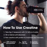 Optimum Nutrition creatine monohydrate preparation boisson: melange simple