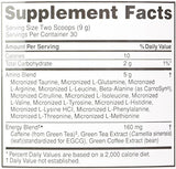 Boite compacte Optimum Nutrition Essential Amino Energy Concord Grape facile à transporter.