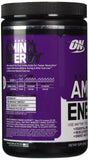 Verre contenant la boisson Optimum Nutrition Essential Amino Energy Concord Grape prête à boire.