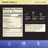 Étiquette indique 9 grammes d'acides aminés essentiels par portion.