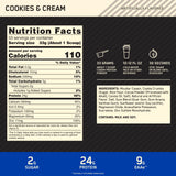 Optimum Nutrition Gold Standard Casein Cookies et Crème, 24 g de protéines par portion.