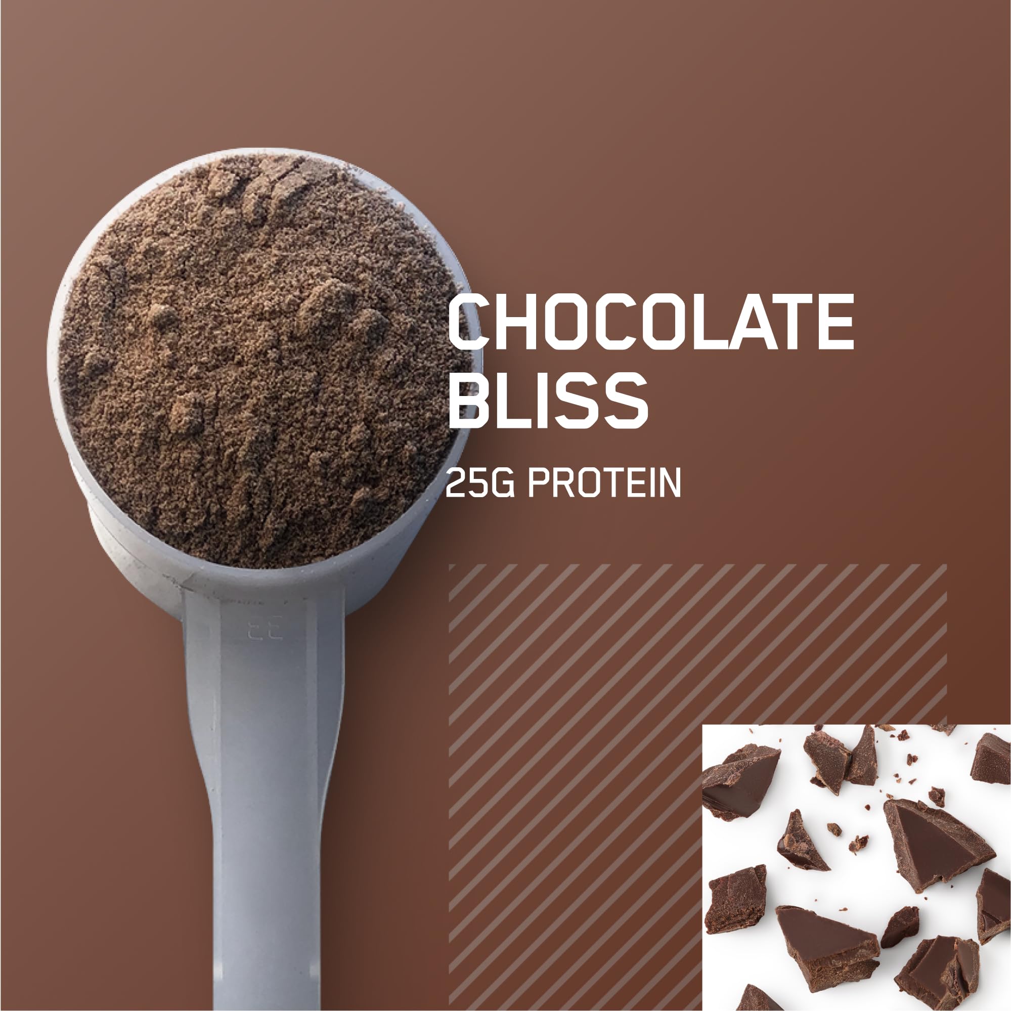 Étiquette nutrition Optimum Nutrition Gold Standard Isolate affichée clairement.