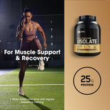 Poudre Chocolat Bliss d Optimum Nutrition Isolate, texture fine et goût chocolat.