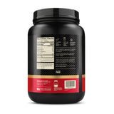 Optimum Nutrition Gold Standard Whey fraise — doseur intégré pour précision.