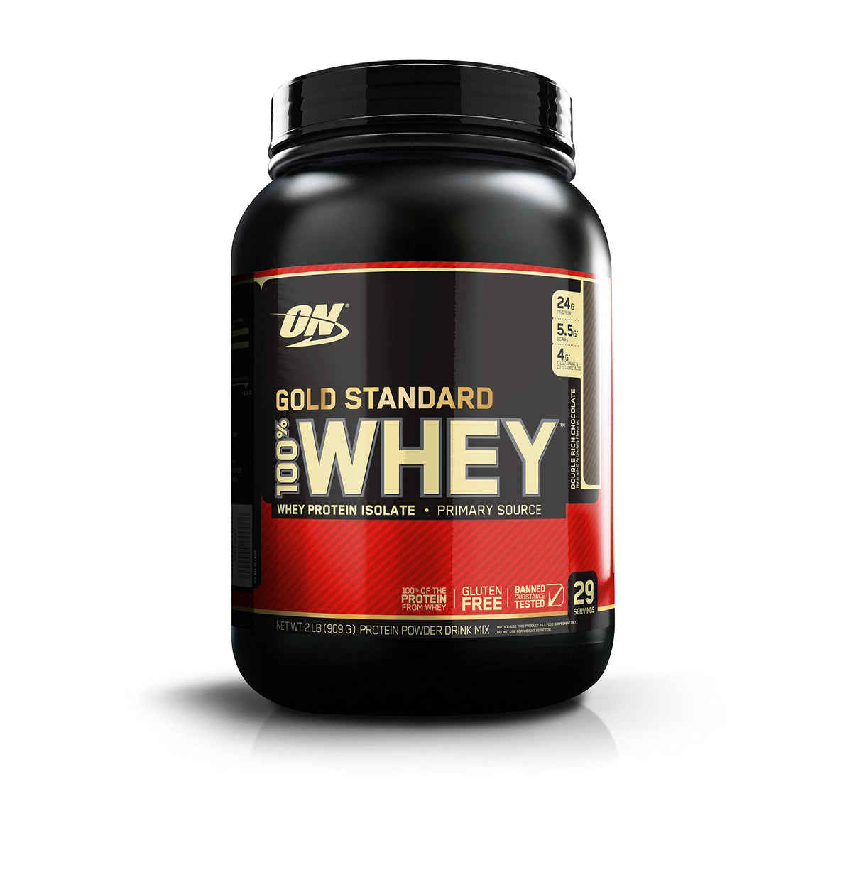 Optimum Nutrition Gold Standard Whey – protéine chocolat double riche, idéale pour récupération après entraînement.