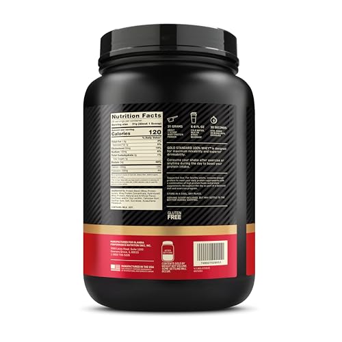 Option idéale après entraînement, Optimum Nutrition favorise l'apport protéique.