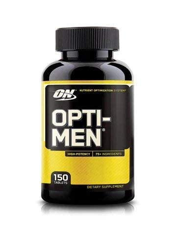Optimum Nutrition Opti-Men: emballage clair pour une utilisation ordinaire.