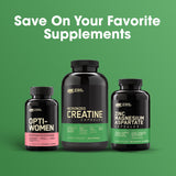 Optimum Nutrition Opti-Men : emballage et conditionnement du flacon 90 comprimés