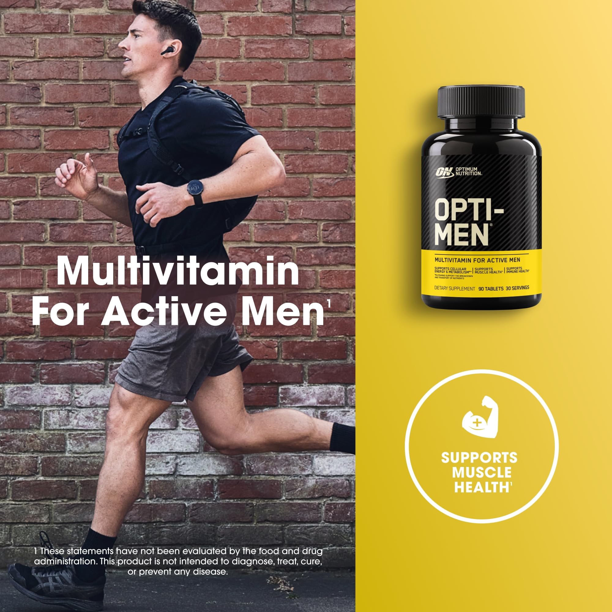 Optimum Nutrition Opti-Men : composants-clés en 21 vitamines et minéraux et acides aminés libres