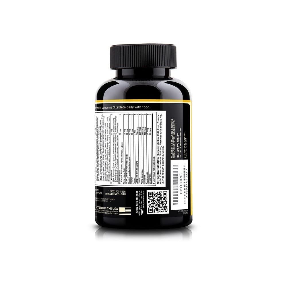 Optimum Nutrition Opti-Men, mélange d'acides aminés à forme libre pour récupération potentielle.
