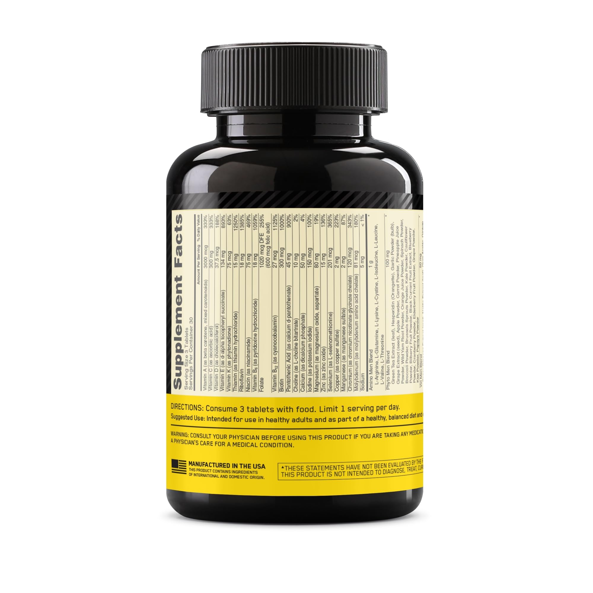 Optimum Nutrition Opti-Men : routine quotidienne pour hommes actifs