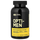 Opti-Men: bouteille multivitamines pour soutien nutritionnel des hommes actifs.