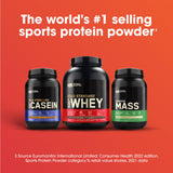 Optimum Nutrition Serious Mass Fraise – contenant riche en calories et glucides pour l'énergie.
