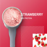 Optimum Nutrition Serious Mass Fraise – shaker prêt à mélanger après l'entraînement.
