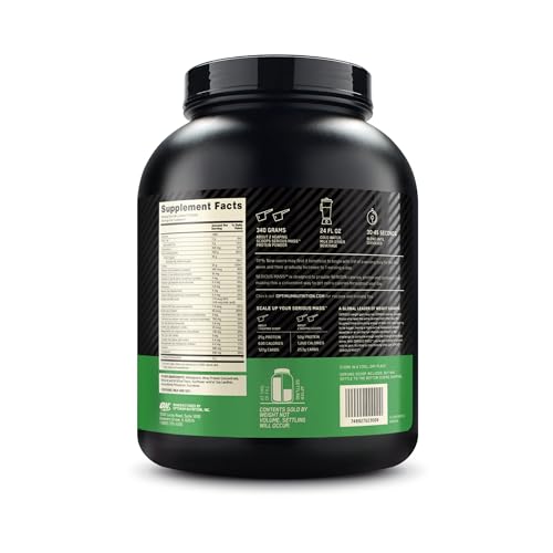Optimum Nutrition Serious Mass, poudre vanille prête à mélanger.