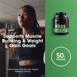 Optimum Nutrition Serious Mass – Préparation avec lait ou eau et options caloriques variées.