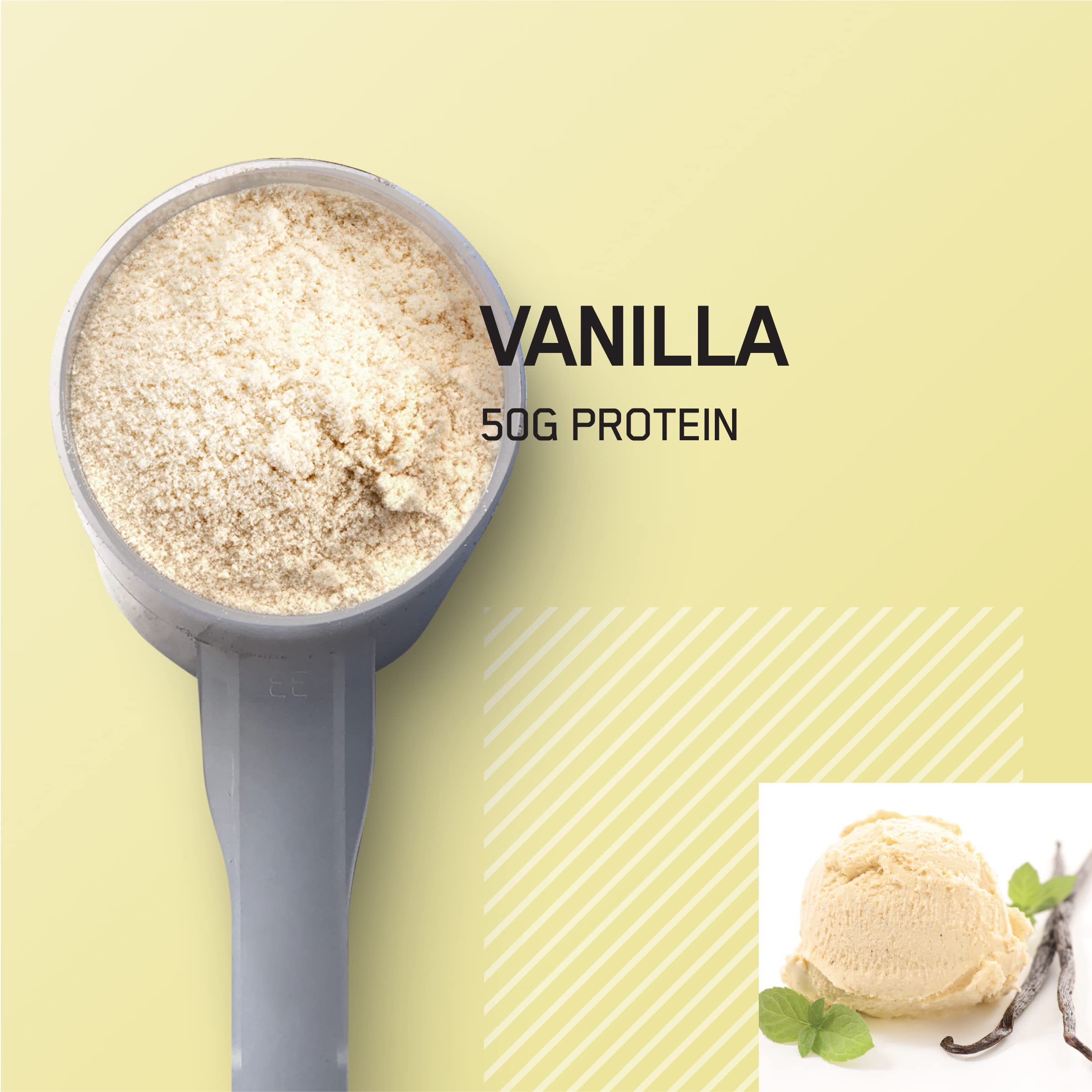 Optimum Nutrition Serious Mass, scoop inclus pour dosage précis et pratique.