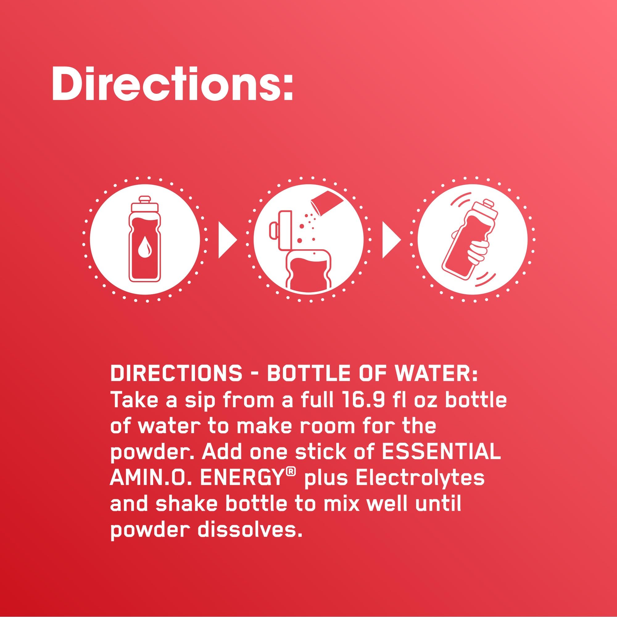 Boisson sportive Optimum Nutrition avec électrolytes et acides aminés pour l'effort.