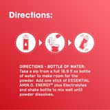Boisson sportive Optimum Nutrition avec électrolytes et acides aminés pour l'effort.