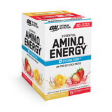 Optimum Nutrition AMIN.O. ENERGY + Electrolytes Stick Pack avant entraînement, énergie prête à démarrer.