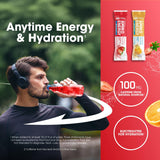 Stick pack Optimum Nutrition sans sucre et faible en calories, format pratique.