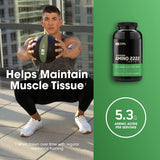 Optimum Nutrition Superior Amino 2222: emballage extérieur clair pour repérer rapidement le complément.