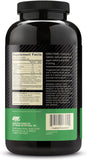 Optimum Nutrition Superior Amino 2222: tablettes près d'un verre pour prise facile.