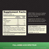 Optimum Nutrition Superior Amino 2222: tablettes ovalées faciles à prendre après l'effort.