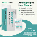 Optipak lingettes antifog pour jumelles: améliore la visibilité en extérieur.