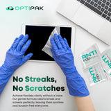 Optipak lingettes antifog pour lunettes à revêtements: respecte les revêtements tout en désembuant.