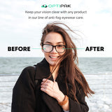 Optipak lingettes antifog pour lunettes de natation: clarté autour de la piscine.
