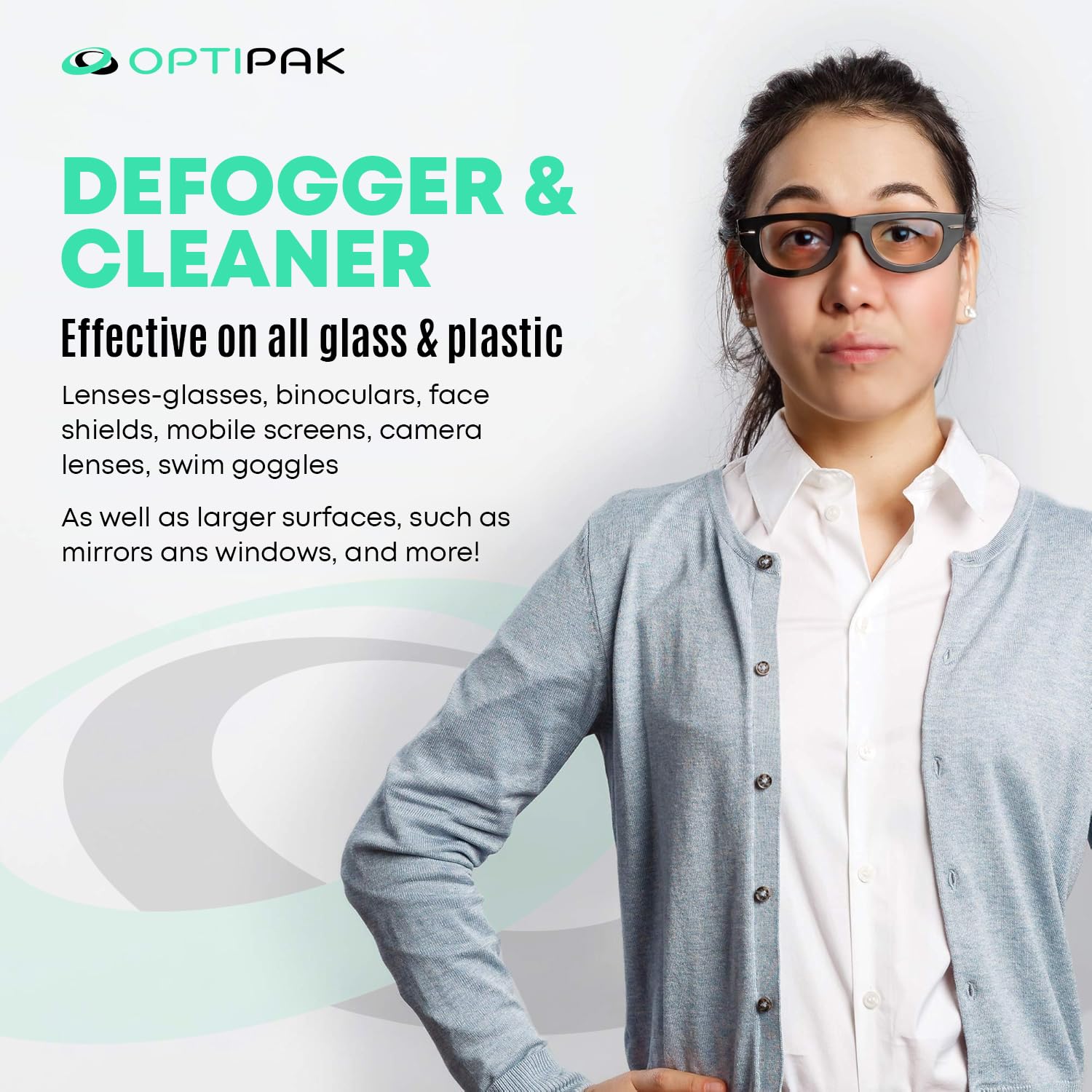 Optipak lingettes antifog pour visière de protection: vision claire lors de l utilisation.