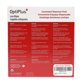 Lingettes OptiPlus nettoyage ponctuel, idéal sur montures et écrans électroniques.