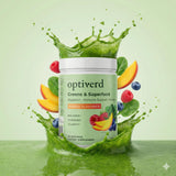 Optiverd Greens préparation quotidienne dans bol ou boisson pratique