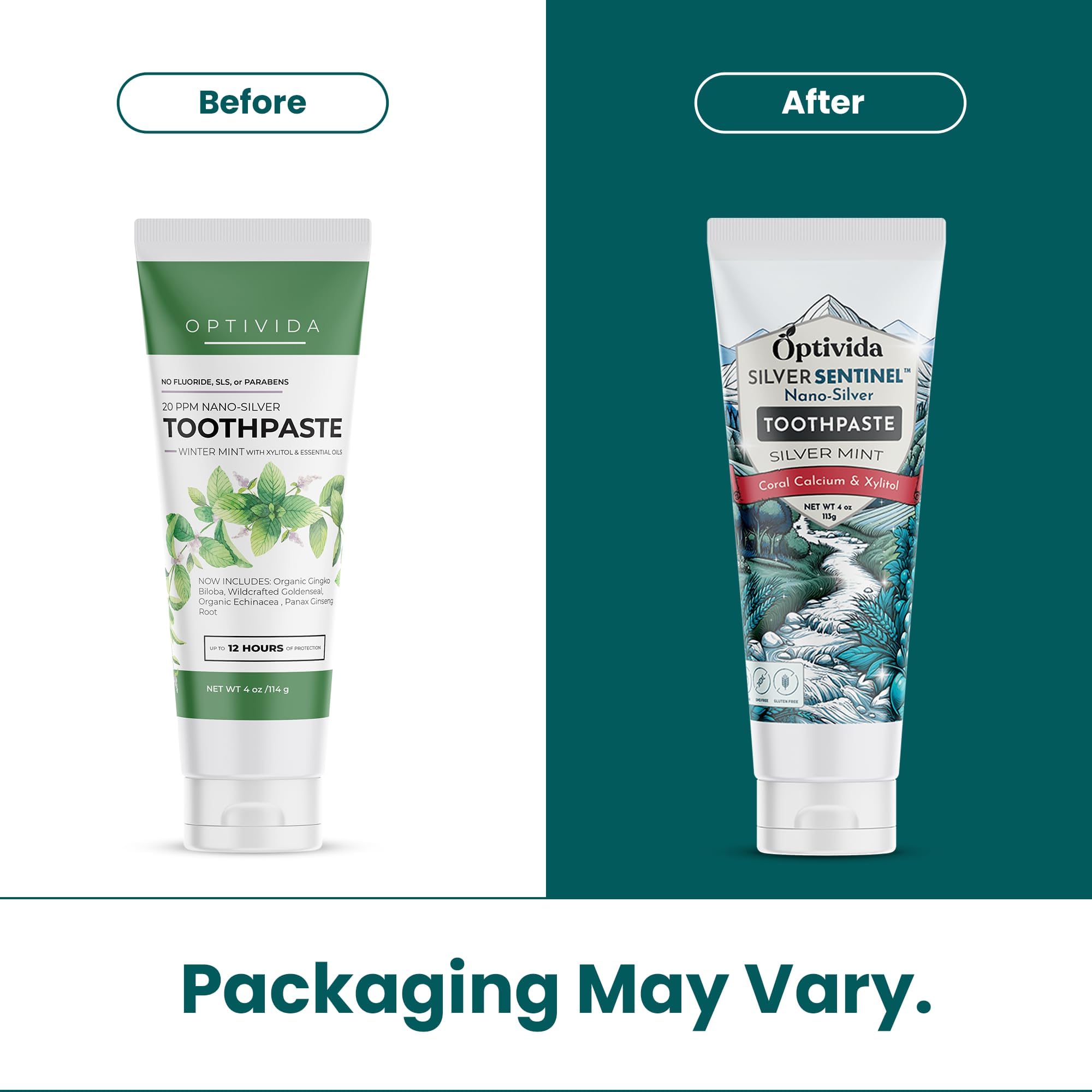 Optivida dentifrice menthe verte tube: parfum rafraîchissant et usage quotidien pour gencives sensibles.