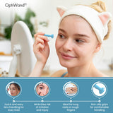 OptiWand, compatibilite lentilles souples: convient à divers types.