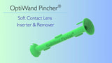 OptiWand Pincher insertion rapide des lentilles souples avec prise ergonomique.