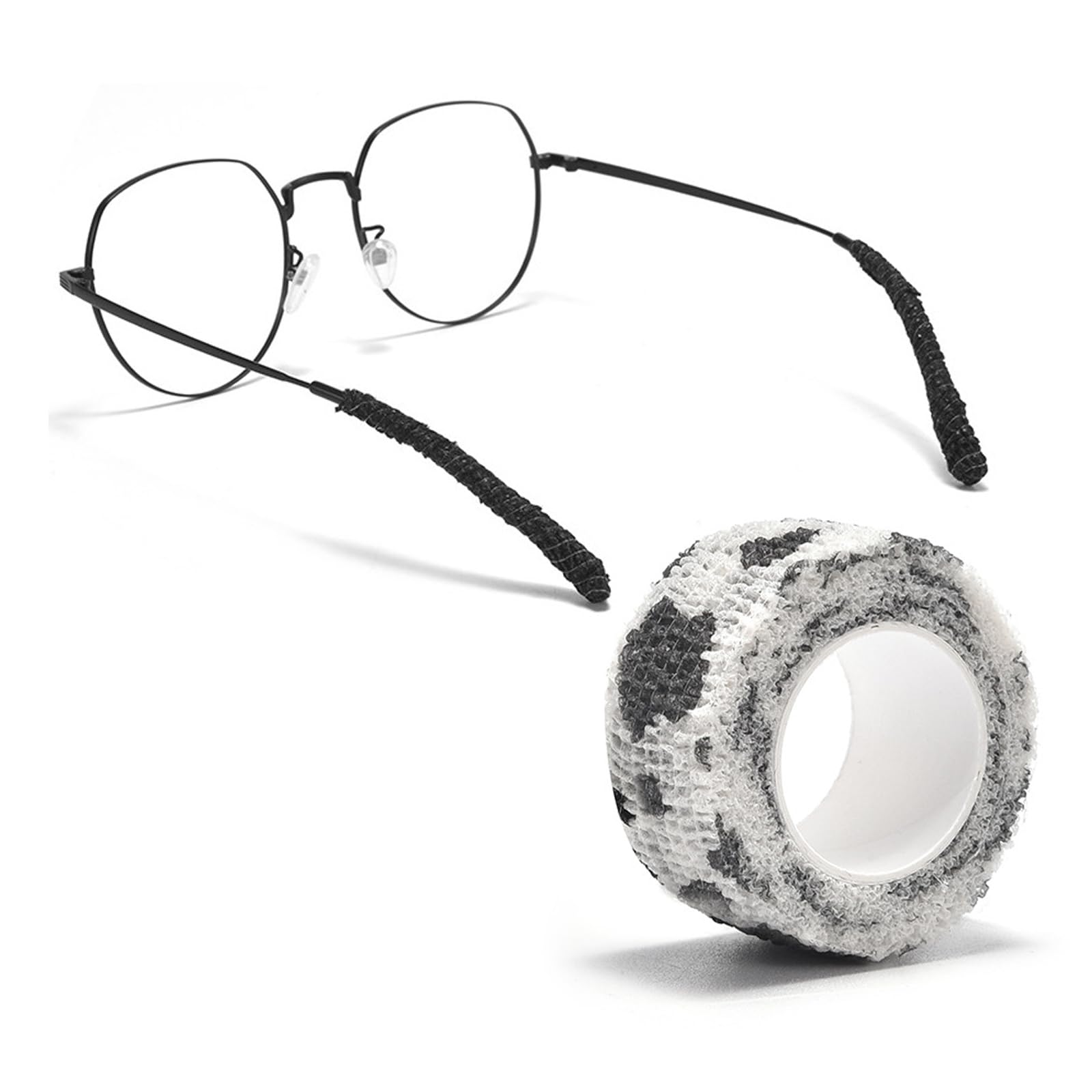 OPUGIT bande-rembourrage oreilles lunettes auto-adhésive pour un port confortable toute la journée.